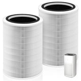 12010 HEPA Replacement Filter for Clorox Large Room Air Purifier 11010 & 11011,3-in-1 H13 True HEPA with Activated Carbon Filter,2 Pack Pulluty