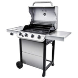 Char-Broil Performance Series Convective 4-Burner with Side Burner Cart Propane Gas Stainless Steel Grill - 463377319 Char-Broil