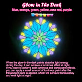 Ayhuhra 30 Sets Mandala Suncatchers Wind Chimes Craft Kits DIY Window Art Suncatcher Mandala Flower Craft Art Kit for Spring Summer Party Activities Art Project Party Favors Ayhuhra