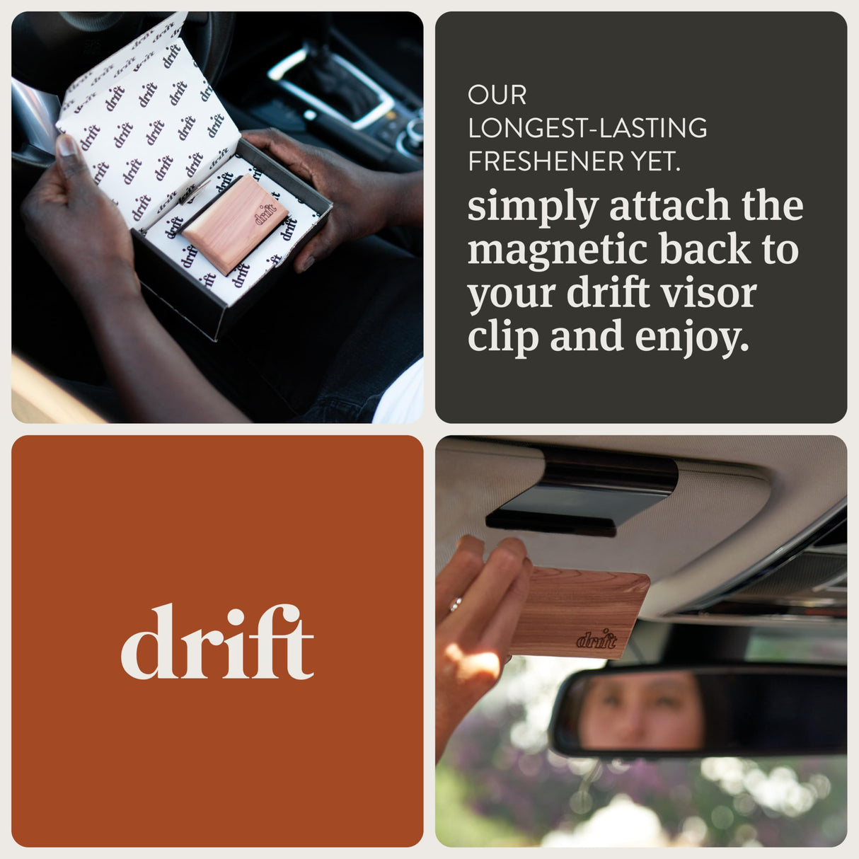 Drift on Amazon Wood Air Freshener Starter Kit- Variety 3 Pack drift