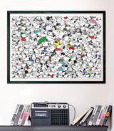 Clementoni - 39804 - Impossible Puzzle Peanuts - Jigsaw Puzzle 1000 Pieces, Jigsaw Puzzle for Adults, Comic Puzzle, Difficult - Made in Italy Clementoni