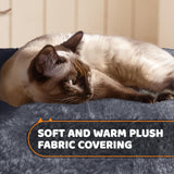 Yaheetech 68.5in Cat Tree Multi-Level Cat Tower with Large Cat Condo＆Cozy Perches Stable Pet Play House w/Sisal-Covered Scratching Posts＆Board for Indoor Cats, Dark Gray Yaheetech