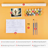 Paint by Numbers for Adults DIY Jesus Painting Paint by Numbers Kits Christianity Hand for Kids Beginner Oil Painting Kits for Home Decor 16x20 Inch Generic