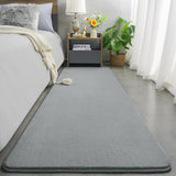 Amearea Modern Soft Hallway Runner Rug, 2x6 Feet Washable Runner Rugs for Hallway, Grey Fluffy Rug Bedroom Bedside Rugs, Non Slip Memory Foam Rug Carpet for Entrance Kitchen Living Room Decor Amearea