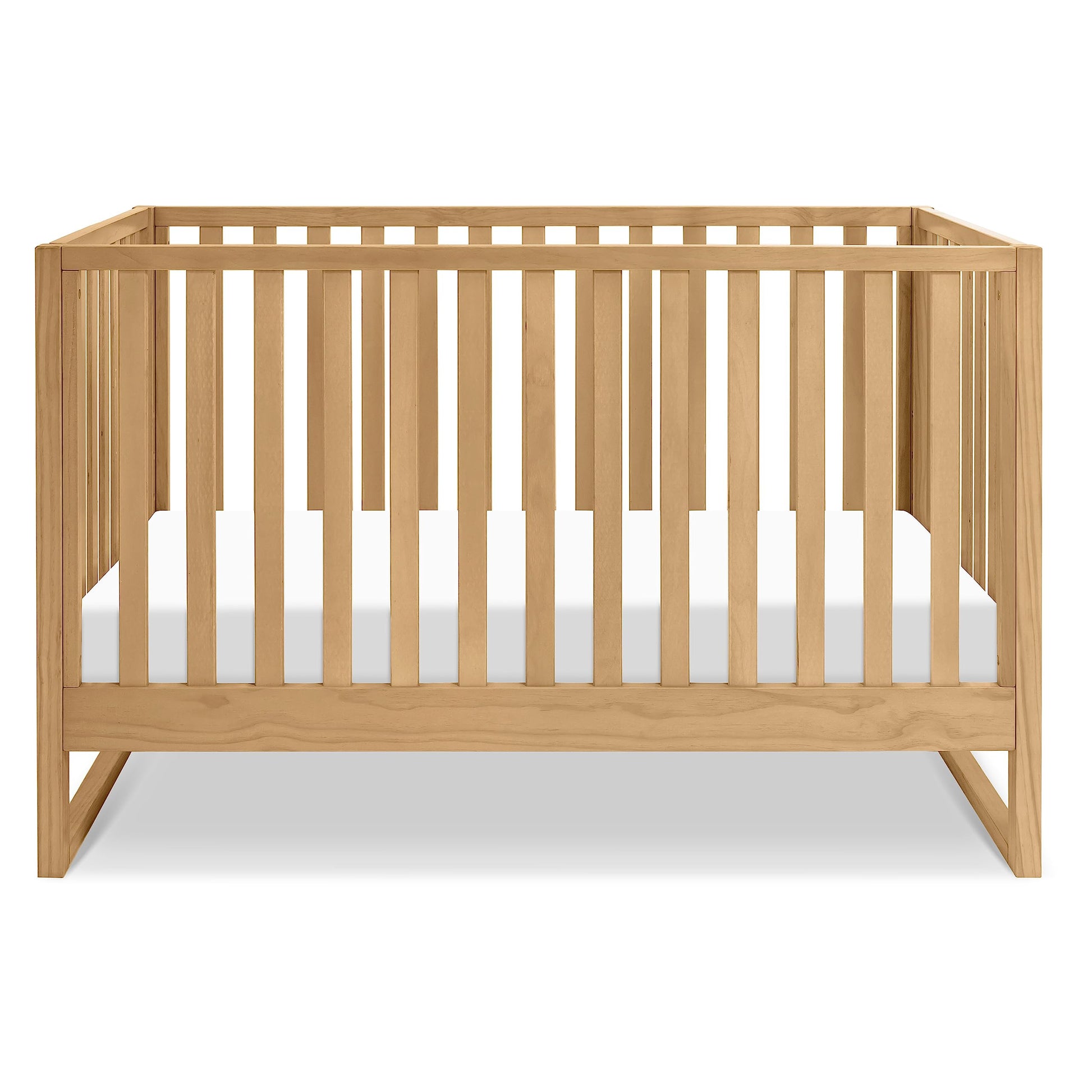 Davinci Hunter 3-in-1 Convertible Crib, Honey, Easy Assemble, Greenguard Gold Certified - WoodArtSupply