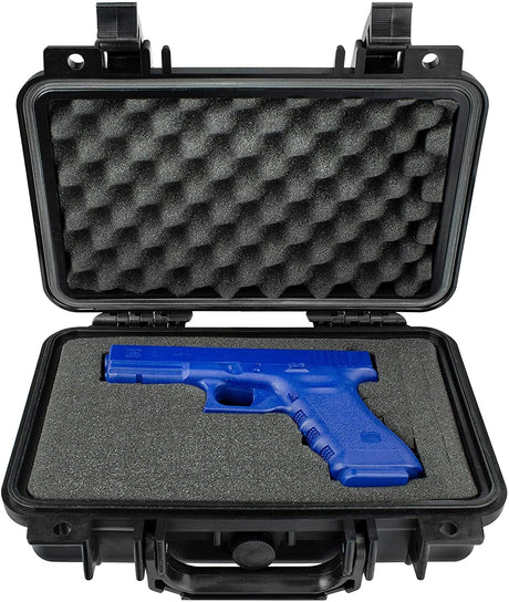 Eylar Tactical Hard Gun Case Water & Shock Proof With Foam TSA Approved 11.6 Inch 8.3 Inch 3.8 Inch (Black) Eylar