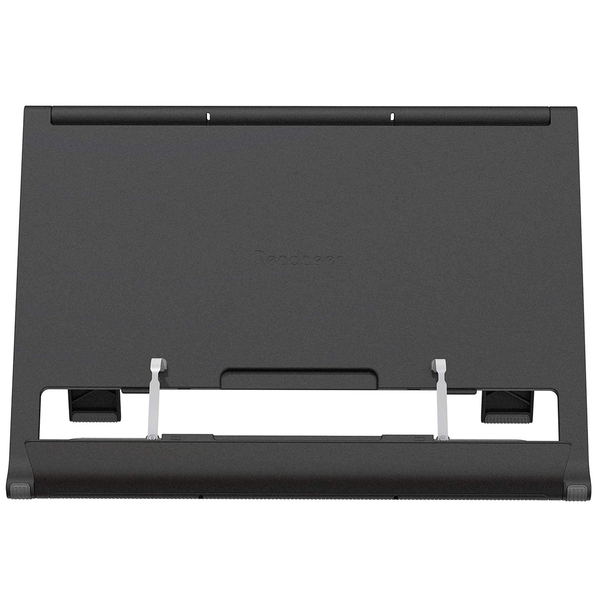 Readaeer Portable Book Stand Free Angle Adjustable Book Holder for Thick Textbook Collapsible Lightweight Book Rest (Black) Reodoeer