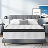 QUENSIYE 10 Inch Queen Size Mattress, Ultra Comfort Foam Hybrid Mattress in a Box with Foam and Independent Pocket Springs, Pressure Relief & Supportive, Medium Firm QUENSIYE