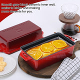 Northriver Casting 2 in 1 Enameled Cast Iron Bread Pan with Lid, Perfect Bread Oven, Loaf Pans for Baking Homemade Sourdough Bread 9x5, 2 Piece set, Navy Blue Northriver Casting