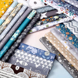 30 Pieces 10 x 10 Inches Fabric Printed Bundle Squares Floral Fabric Patchwork Sewing Quilting Bundles Assorted Pattern Cloth for DIY Scrapbook Craft Making Tatuo