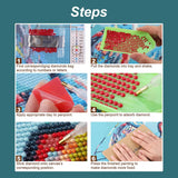 Forest Bear Diamond Painting Kits for Adults - Diamond Art for Adult Bear, Gem Painting Crafts Kits Gift, DIY 5D Gem Art Perfect for Home Wall Decor Gifts (14x14 inch) cviokrdu