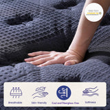 FANSACE King Size Mattress, 18 Inch Deluxe Hybrid King Mattress in a Box, Medium Firm Mattresses with Gel Memory Foam & Pocket Springs, Pressure Relief, Cooling, Extra Edge Support [Upgraded Support] FANSACE