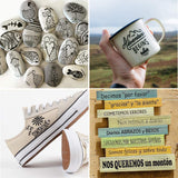 Black Paint Markers Pens - Single color 6 Pack Permanent Oil Based Paint Pen, Medium Tip, Quick Dry and Waterproof Marker for Rock, Wood, Fabric, Plastic, Canvas, Glass, Mugs, Canvas, Glass Overseas