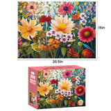 Jigsaw Puzzles 300 Pieces for Adults, 300 Pieces Flower Puzzle Recycled Cardboard Paper Puzzles Coolest Challenging Puzzles for Kids Adults Elderly 20.5 * 15IN WSCXSC