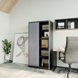 STANI Garage Storage Cabinet, Metal Storage Cabinet with 4 Adjustable Shelves, 71" Steel Lockable File Cabinet, Locking Steel Storage Cabinet for Office,Home,Garage,Gym,School STANI