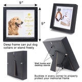 KCRasan Pet Picture Frame - Memorial Frame for Loss of Dog or Cat - Pet Collar Frame Remembrance Sympathy Keepsake KCRasan