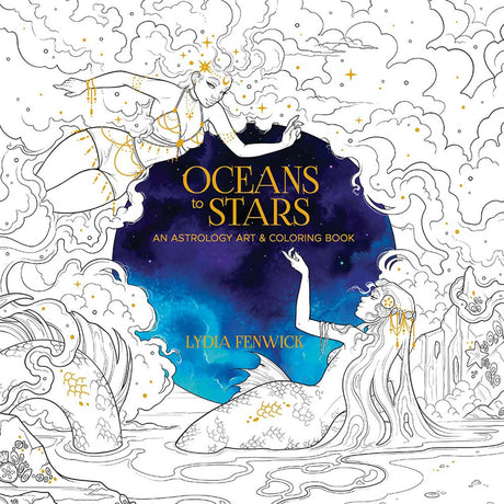 Oceans to Stars: An Astrology Art & Coloring Book (Dover Adult Coloring Books) WoodArtSupply