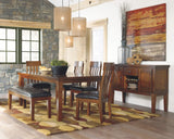 Signature Design by Ashley Ralene Traditional Dining Room Extension Table, Medium Brown Signature Design by Ashley