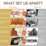 Dowinx Folding Sofa Bed with Pillow, Convertible Comfy Couch Bed for Adults Home Lounge and Gaming, Modern Comfortable Design for Apartment Living Room Bedroom, Single, Smooth Velvet, Amber Brown Dowinx