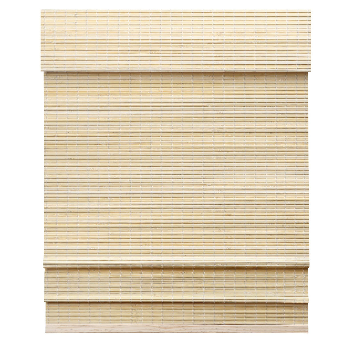 LazBlinds Cordless Bamboo Roman Shades, Privacy Window Treatment, Roll Up Bamboo Blinds for Windows, 35'' W x 60'' H LazBlinds