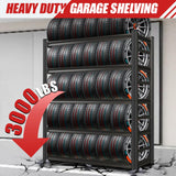 72" H, 3000 lb. Heavy Duty Storage Shelving Unit | Adjustable 5-Tier Metal Garage Storage Shelves | Easy to Assemble, Storage Shelves for Basements and Garages, 72 "H*36 "W*16 "D Metallitrend
