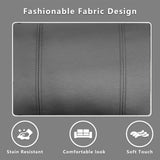 Caberryne Leather Recliner Chair for Living Room Furniture Set, Black Leather Reclining Chair for Small Space/RV, Wall Hugger Recliner/Home Theater Chairs for House/Office Caberryne