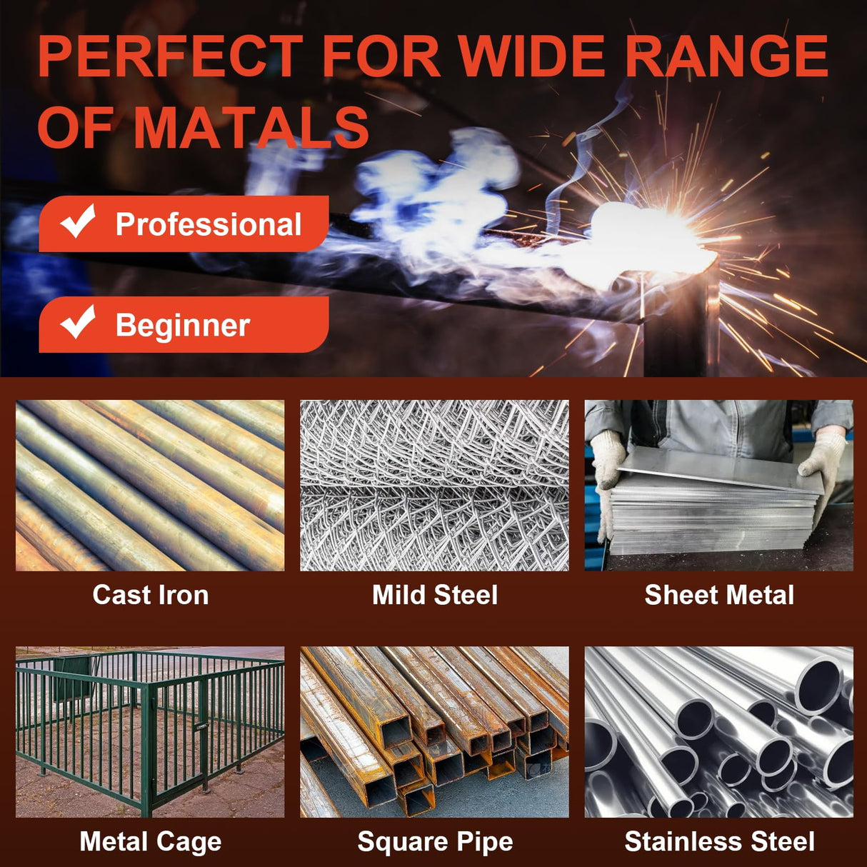 Siasky Mini Welding Machine, Upgraded Welder Machine 110V, Portable Stick Welder MMA-250A, IGBT Inverter Welder with Hot Start, Arc force, Anti-Stick Siasky