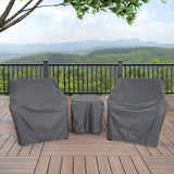 Baner Garden B15 3-Piece Outdoor Veranda Patio Garden Furniture Cover Set with 600D Durable and Water Resistant Fabric… BANER GARDEN