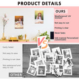 Beclumas 20 Pack 8''x10'' Sublimation Metal Photo Blanks, 0.45mm Aluminum Photo Sign Blank for DIY Printing, Wall Decor, Room Decor Beclumas