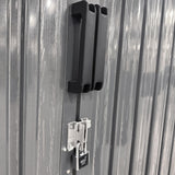 Outdoor Storage Shed 20x10 FT, Large Metal Garden Shed Backyard Utility Carport with 2 Doors and 4 Vents for Car,Truck, Garbage Can,Tool,Lawnmower BOVONO