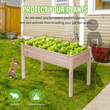 Backyard Expressions Wooden Raised Garden Bed | 48" x 24" x 30" Elevated Planter Box with Included Bed Liner | Outdoor Vegetable, Flower, and Herb Gardening BACKYARD EXPRESSIONS PATIO · HOME · GARDEN