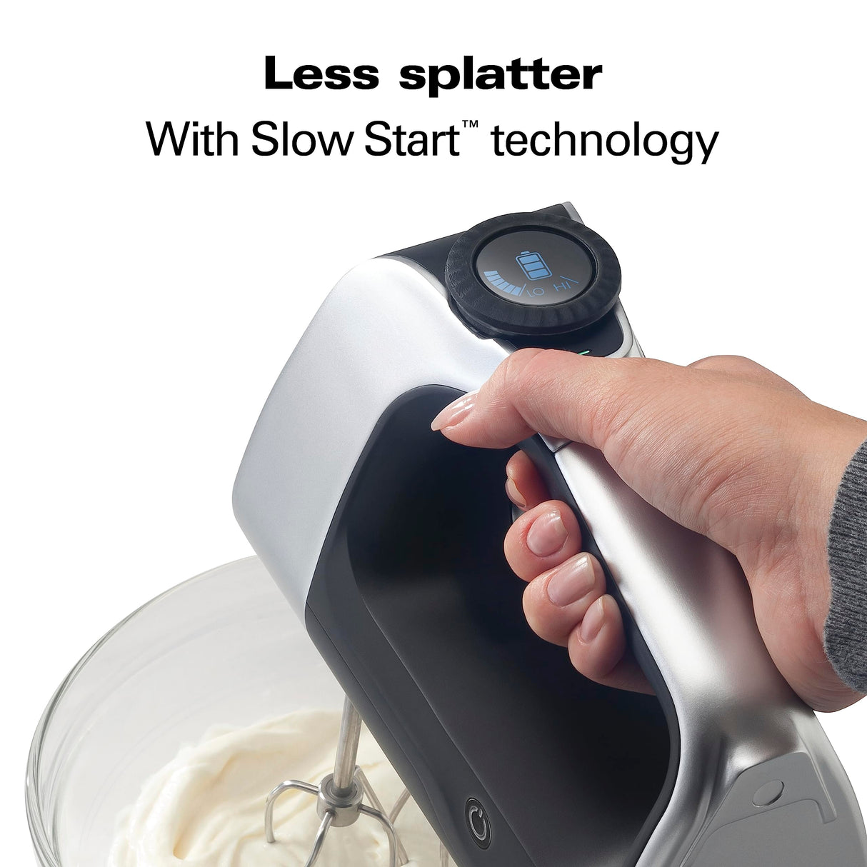 Hamilton Beach Professional Cordless Electric Hand Mixer with Infinite Speed Control, Powerful DC Motor for Effortless Mixing, Quick Recharging, LCD Screen, Whisk, Storage Case, Black (62673) Hamilton Beach Professional
