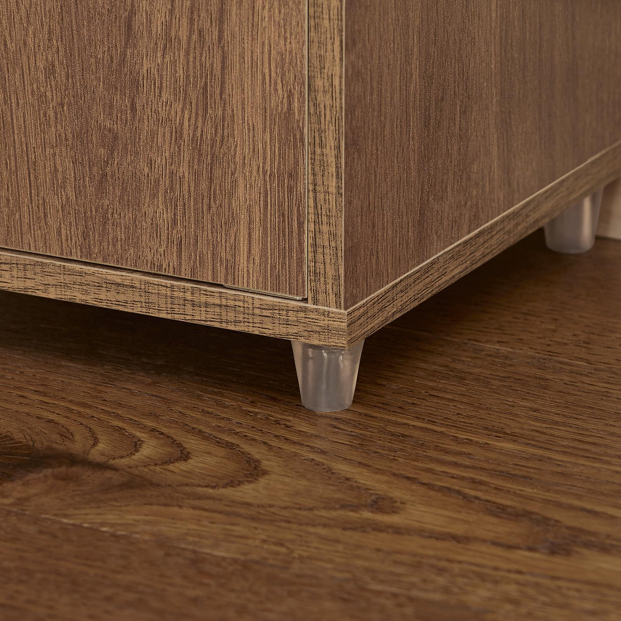 SoBuy Natural Bathroom Tall Cabinet with Drawer, Doors, and Adjustable Shelves SoBuy