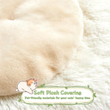 Yaheetech Cat Tree, 29.5in Rattan Cat Climbing Tower for Indoor Cats w/Scratching Post, Woven Rattan Cat Condo and Soft Cushion Top Perch, Luxury Cat House for Cats Kittens Yaheetech