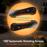 Digital Meat Thermometer 0.5s Instant Read, Paysean ±0.5℉ with Auto-Rotating Backlit Display, IP67 Waterproof and Calibration for Cooking, Candy, Grilling, BBQ, Liquid, Smoker, Beef Paysean