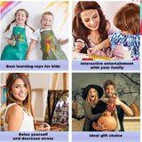 Halloween Paint by Numbers Kits for Adults - Painting by Numbers Kit Landscape, Fall Adults Paint by Number Kits on Canvas Without Frame Oil Painting Acrylic Paints for Home Wall Decor 16X20 inch ajepon