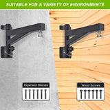 BeneLabel 17" Punching Bag Hanger Wall Mount 360 Swivel Heavy Bag Hanger 800 LB Capacity Boxing Bag Mount Bracket for Home Gym Muay Thai Bag BeneLabel