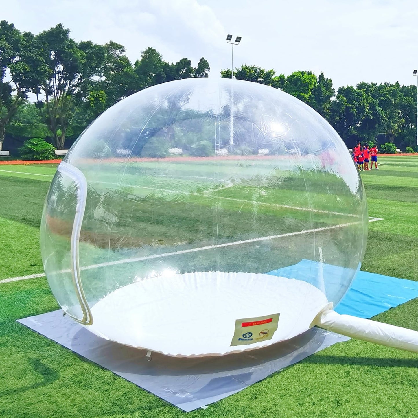 6.5ft Bubble Tent with Blower Inflatable Bubble Dome House Transparent Camping Tent Inflatable Tent Garden Igloo for Parties Camping Traveling,10min Inflation Time(2m Diameter+300W Blower) - WoodArtSupply