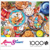 Buffalo Games - Aimee Stewart - Cookies and Cocoa - 1000 Piece Jigsaw Puzzle for Adults Challenging Puzzle Perfect for Game Nights - 1000 Piece Finished Size is 26.75 x 19.75, Large Buffalo Games