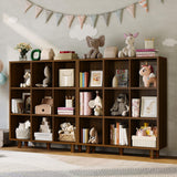 GAOMON Cube Bookshelf Organizer, Freestanding Open Bookcase with Leg Base, Modern Storage Shelf for Home Office Living Room Bedroom GAOMON