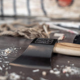 The Bad Axe: World Axe Throwing League Premium Competition Throwing Axe with Throwing Hatchet Nylon Sheath and Hickory Wooden Handle WATL