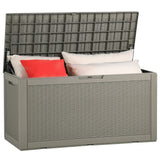 YITAHOME 100 Gallon Large Deck Box, Outdoor Resin Storage Boxes for Patio Furniture, Outdoor Cushions, Garden Tools, Water Resistant and Lockable YITAHOME