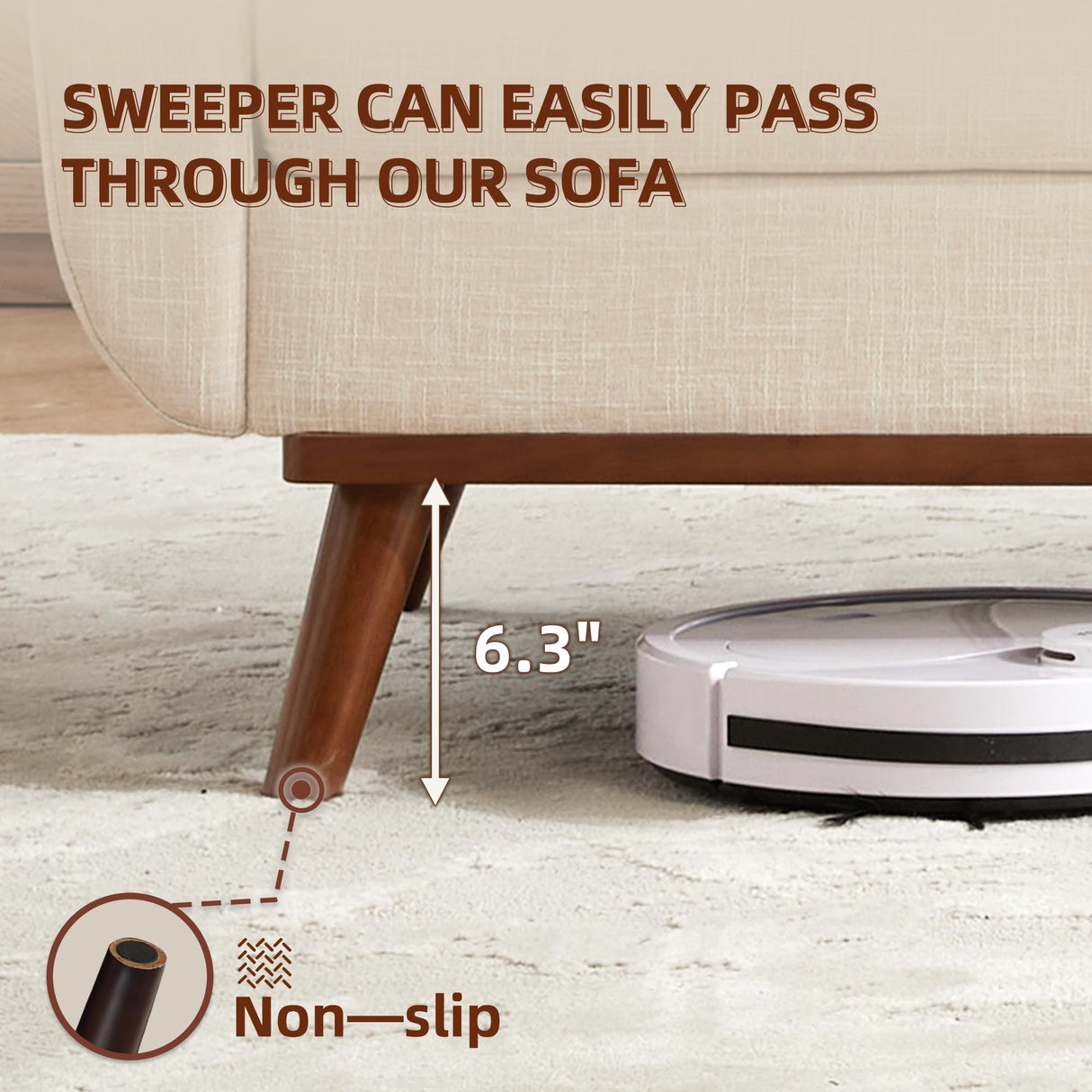 Kingfun 65.2" W Loveseat Sofa, Mid Century Modern Decor Love Seat Couches for Living Room, Button Tufted Upholstered Furniture, Solid & Easy to Install Small Couch for Bedroom Office Apartment, Beige Kingfun