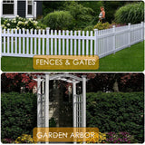 Kdgarden Fence Post Anchor Metal Ground Spike Heavy Duty Black Coated Powder Fence Stakes Post Support Base for 4"x4" Mailbox or Fence Post, 24"x4"x4" Outer Dia (3.5"x3.5" Inner Dia), Pack of 4 Kdgarden