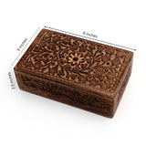 Great Birthday Gift Ideas Handmade Decorative Wooden Jewelry Box Jewelry Organizer Keepsake Box Treasure Chest Trinket Holder Watch Box Storage Box Housewarming Gifts Women The Great Indian Bazaar