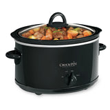 Crock-Pot 4-Quart Manual Slow Cooker, Black Crock-Pot