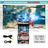 Golden Security Mini Arcade Game Machine 156 Classic Handheld Games Portable Machine for Kids&Adults with 2.8" Eye-Protected Colorful Screen&Rechargeable Battery (RHAC06) Golden Security