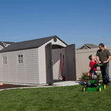 Lifetime 6402 Outdoor Storage Shed, 8 by 12.5 Feet; 2 windows Lifetime