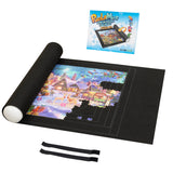 Lavievert 1500 Piece Jigsaw Puzzle Mat Roll Up with Unique Auxiliary Line Design, Portable Puzzle Board for Adults & Kids, Non-Slip Puzzle Keeper Storage Saver for 1500 1000 500 Piece Puzzles LAVIEVERT