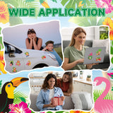 Kingdder 30 Pcs Hawaii Diamond Painting Magnets Kits Tiki Diamond Painting Art Refrigerator with Completed Tools for Summer DIY Craft Project, Party Favor, Fridge Locker Decor Kingdder